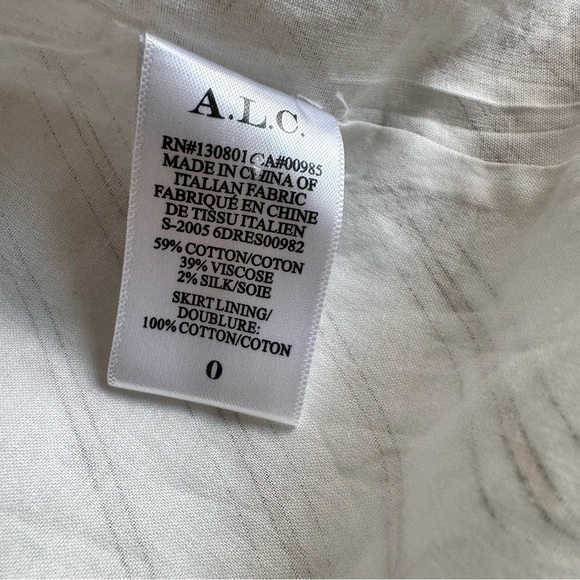 A.L.C. Enzo Puff-Sleeve Wrap Mini Dress Size 0 - Picture 11 of 12